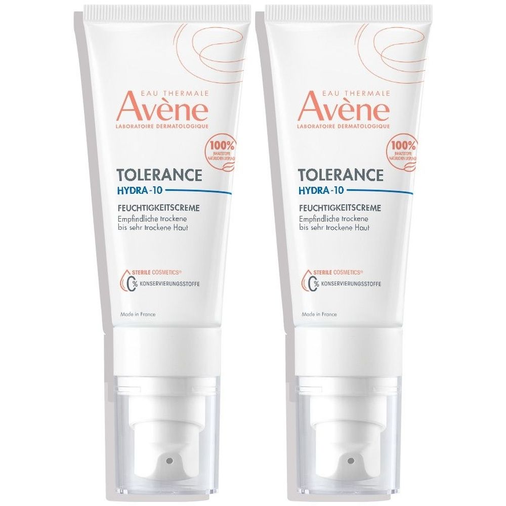 Avène Tolérance Hydra-10 Feuchtigkeitscreme x2 2x40 ml Creme