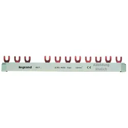 Legrand 004919 Gabelkammschiene 4-polig 12TE 16qmm