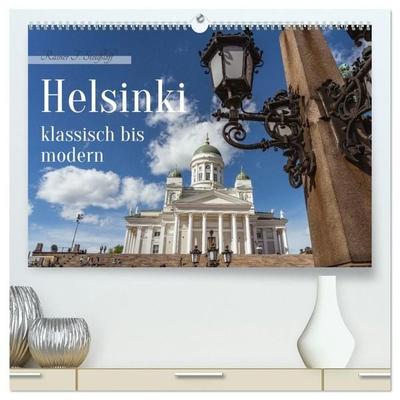 Helsinki klassisch bis modern (hochwertiger Premium Wandkalender 2027 DIN A2 quer), Kunstdruck in Hochglanz