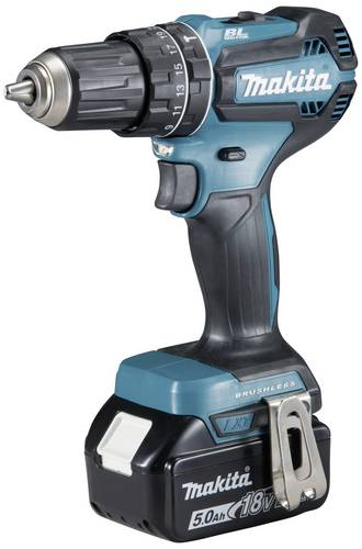 Makita DHP485RTJ 2-Gang-Akku-Schlagbohrschrauber inkl. 2. Akku, inkl. Ladegerät, inkl. Koffer