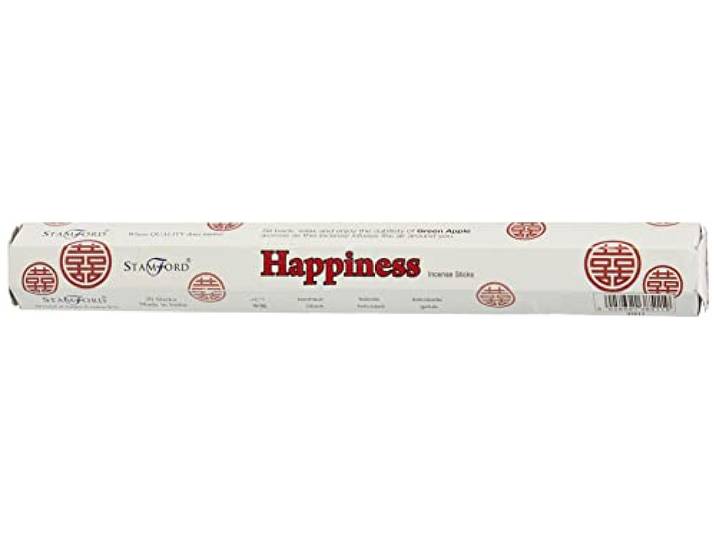 Stamford Happiness wierookstokjes, zwart, 20 stuks