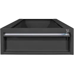 Proregal Einzelschublade für Werkbank Rhino| HxBxT 20x54x70cm | Traglast 40kg | Anthrazitgrau