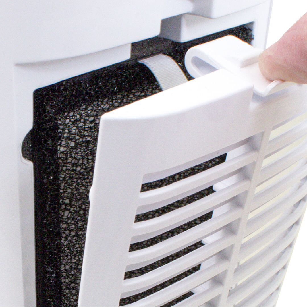 Jackson 3 Filters Tabletop Air Purifier White 34.5cm H X 20.5cm W X 20cm D