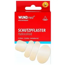 WUNDPFLASTER Hydrocolloid 4 Größen 10 St