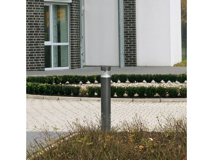 Albert Leuchten LED Wegeleuchte 2275, dimmbar, alu / grau / zink, Aluminium, Modern