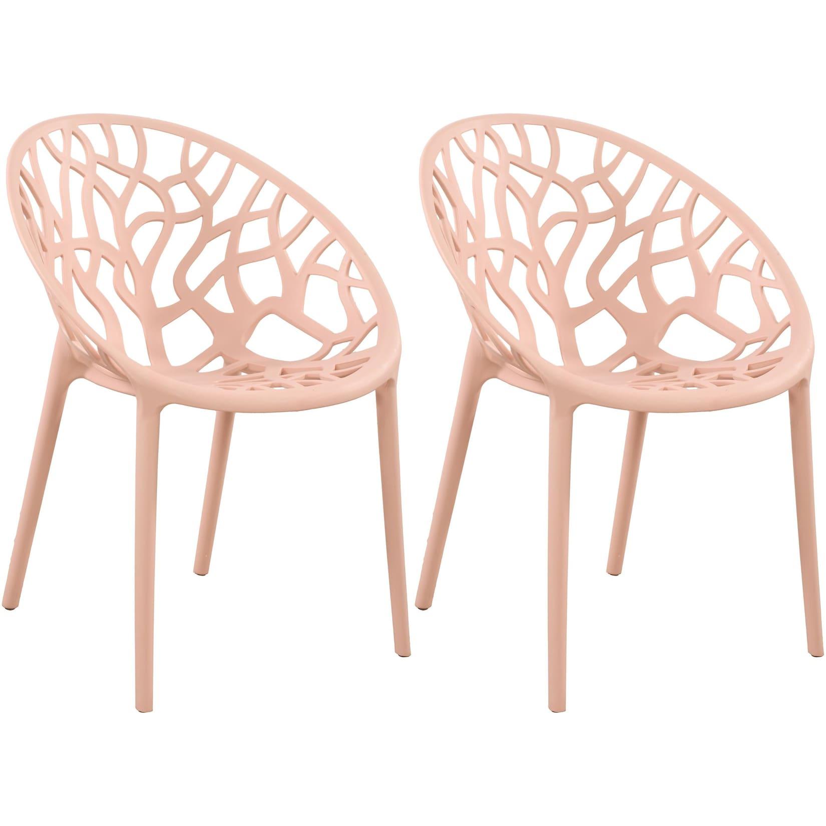 CLP 2er Set Stuhl Hope Farbe: rosa