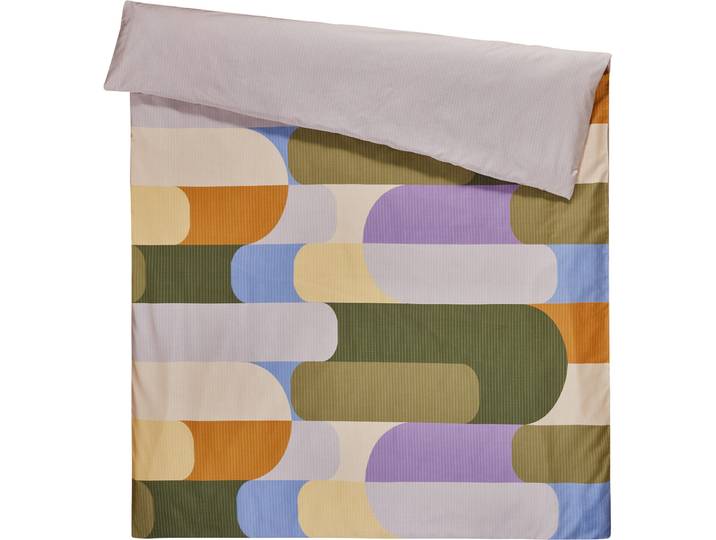 Esprit Duvetbezug Cade bunt Anderes Muster Baumwolle 200 x 210 cm - Duvetbezug