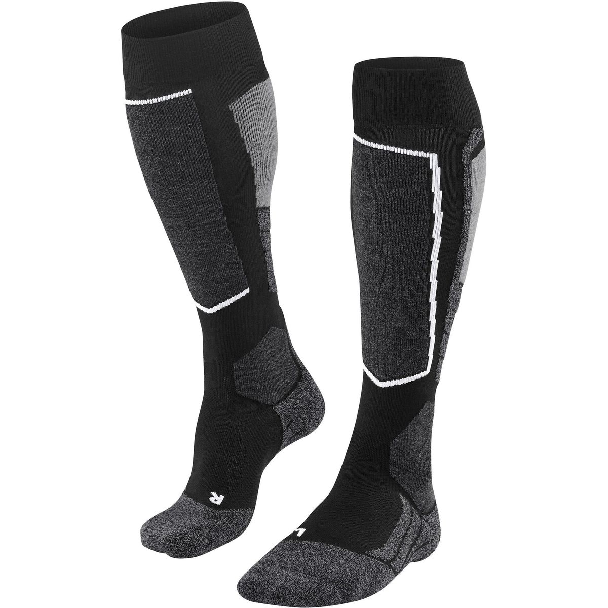 Falke SK2 Intermediate Vegan Damen Skiing Kniestrümpfe black-mix (3010) 39-40 16290-3010-39-40