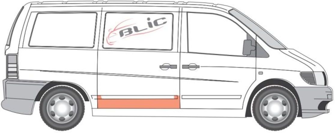 Türreparaturblech BLIC 6508-01-3541172P