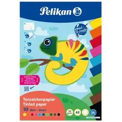 Pelikan 101998 Kunstdruckpapier Kunstpapier 10 Blätter