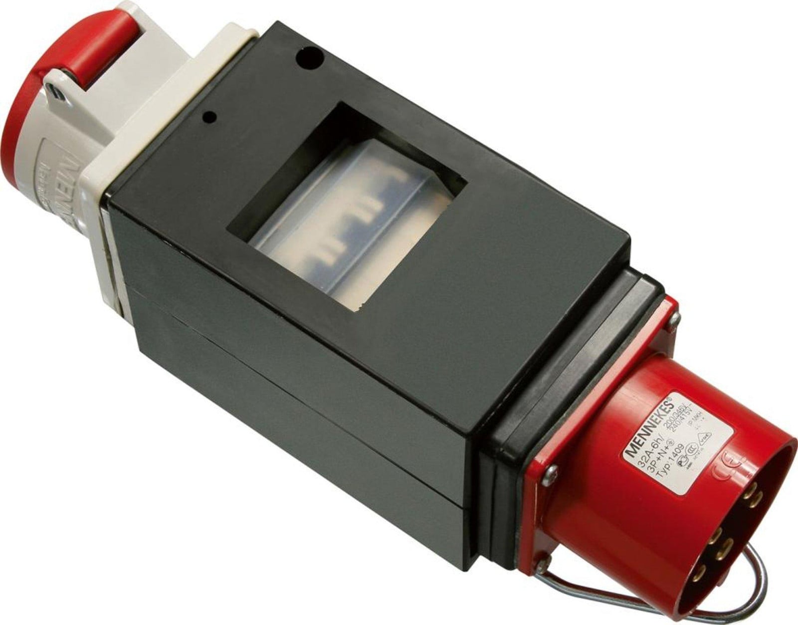 Schwabe CEE-adapter MIXO NAHE, 1x CEE-stekker, 400V, 32A, 5-polig, IP44
