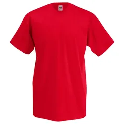 T-Shirt "F270" V-Ausschnitt Valueweight - S - red