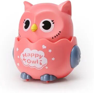 Multisell Products Hub Interactive Kids Owl Shaped Press Mechanical Wind Up Sliding Toys For Boys And Girls Xmas Birthday Gift pink