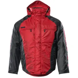 Pilotjacke "FRANKFURT" Unique mehrfarbig - 3XL - rot/schwarz