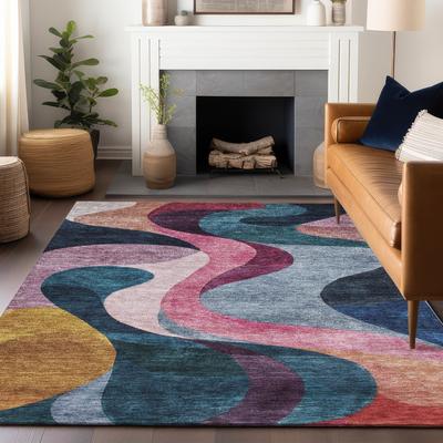 Addison Rugs Machine Washable Indoor/ Outdoor Abstract Chantille Rug