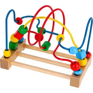Goki Motorikspielzeug 59982, Motorikschleife aus Holz, ab 1 Jahr