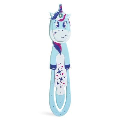 Flexilight Pals Leselicht Einhorn Blau – 2-in-1 LED-Leselicht