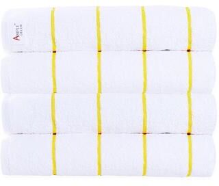 "Superior Cotton Beach Towel Cabana Striped by Ample Decor-Pack of 4-16 - 30"" x 68"""