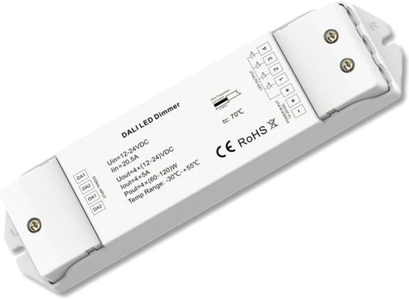 Isoled Dali Dt6 Pwm-Controller, 4 Kanal, 12-24v Dc 4x5a