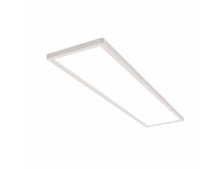 Plafonnier en fer aluminium blanc 100x25x5cm led 4000k 24w