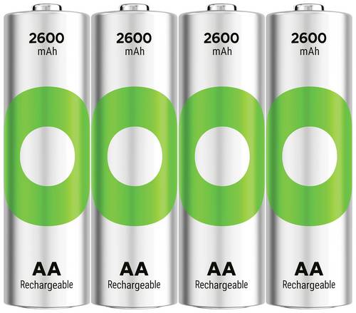 GP ReCyko Mignon (AA)-Akku NiMH 2600 mAh 1.2 V 4 St.