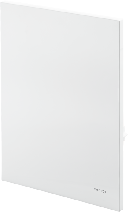 Oventrop Unibox Abdeckung 1022775 Echtglas schwarz, geschlossen