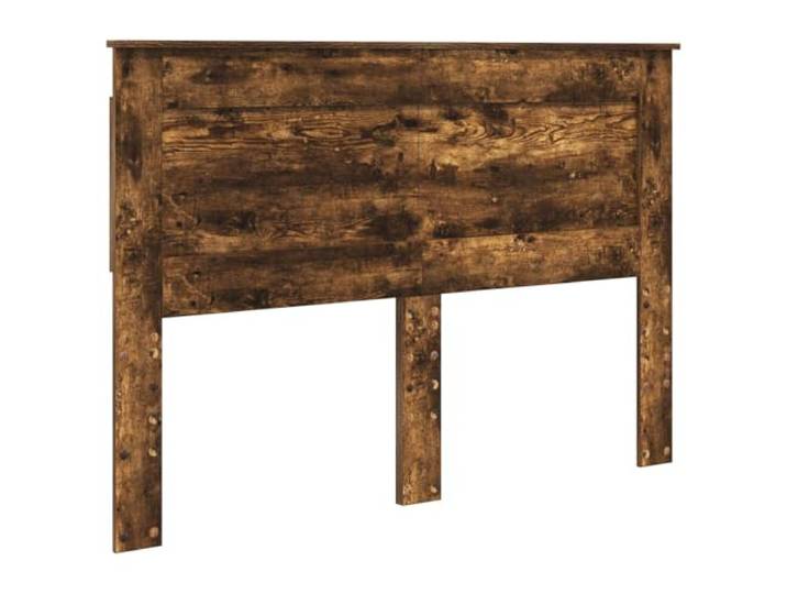 KTHLBRH Kopfteil für Bett, Eichenholz, Rauchgrau, technisches Design Minimalistisches Design, Rückseite fertig, einfache Montage, Pflege mit trockenem Tuch, rechteckige Form