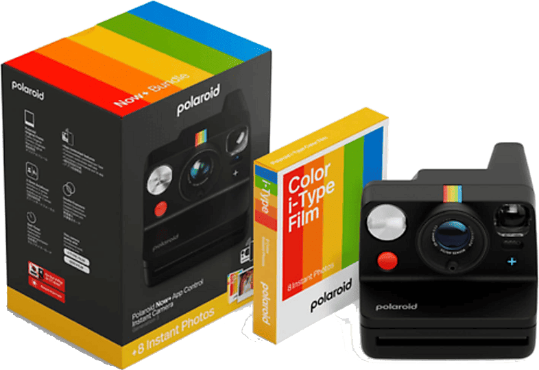 REACONDICIONADO Seminuevo Muy bueno Cámara instantánea - Polaroid Now+ Generación 3 + Color Film i-Type, Bluetooth, Batería recargable, Flash preciso