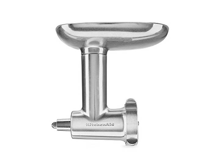 KitchenAid 5KSMMGA Ganzmetall Fleischwolf Zubehör für die Küchenmaschinen, Metall, Silver