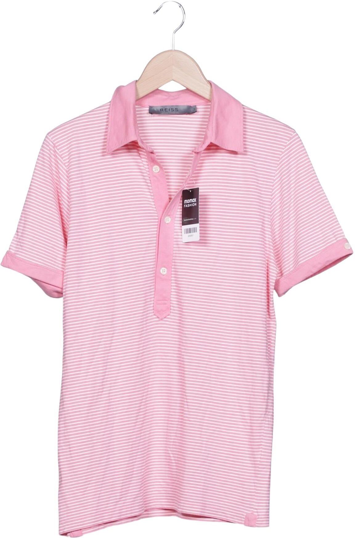 Reiss Damen Poloshirt, Pink, Gr. S, Baumwolle - Second Hand