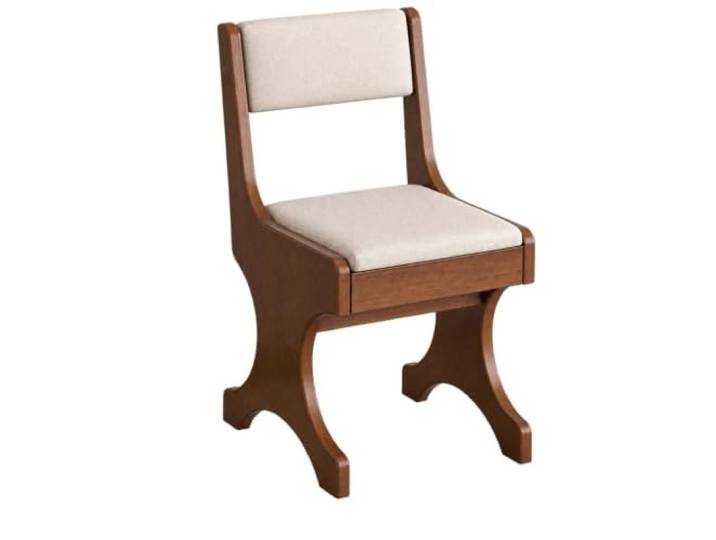 WSJJXS Massivholz Hocker Verstecktes Fach Smartes Schloss Geheimes Fach, App Fernbedienung Karte Entsperren, 18mm Platte(Brown,Style B)