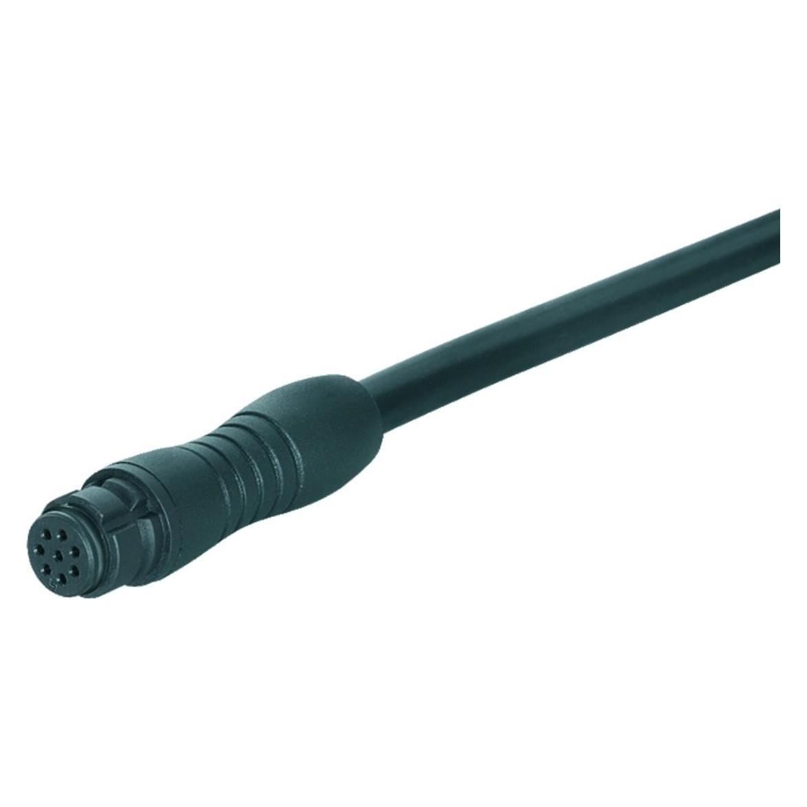 Schubiger Serie 620 5 pole female connector with PUR cable 2mtr (79 9246 020 05)