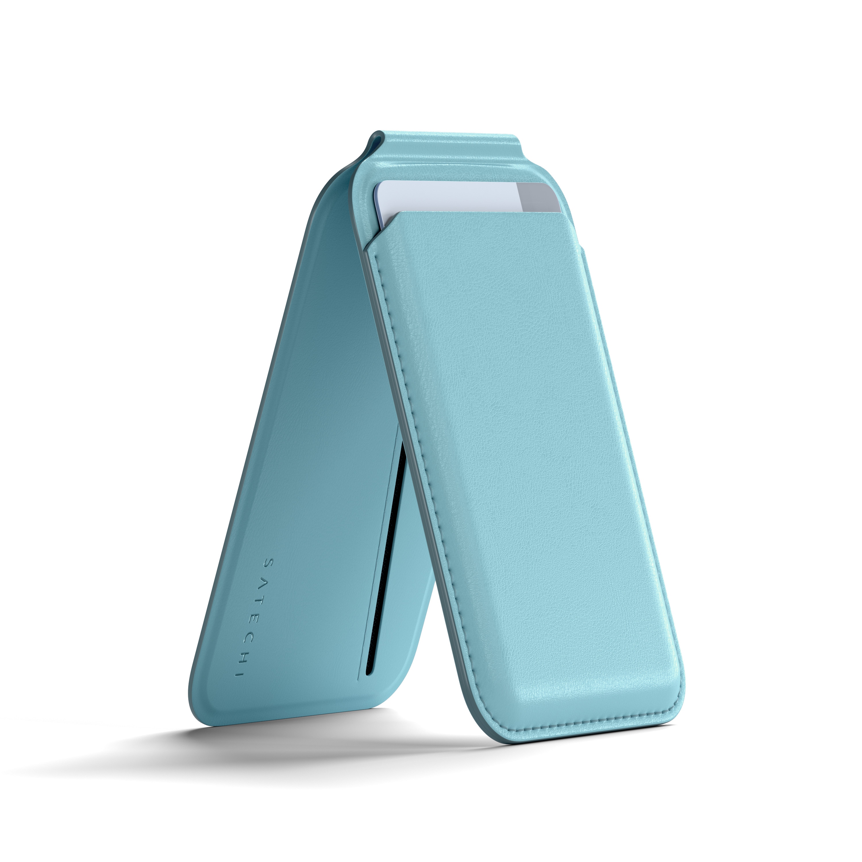 Satechi Magnetic Wallet Stand Light Blue AP-MWSB