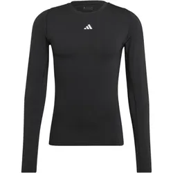 adidas Techfit Compression Langarm Shirt - Herren - schwarz - XL