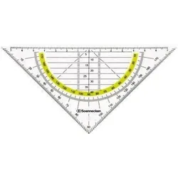 Soennecken Geometriedreieck 1823 Kunststoff rauchgrau
