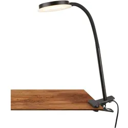 Briloner, Tischlampe, PLEGG LED Klemmleuchte - Schwarz (300 lm)