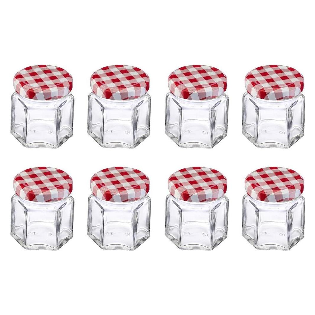 Westmark 8 Gläser "Eckig" 45 ml, ø 43 mm (8 Stk., 0.05 l) (66492270)