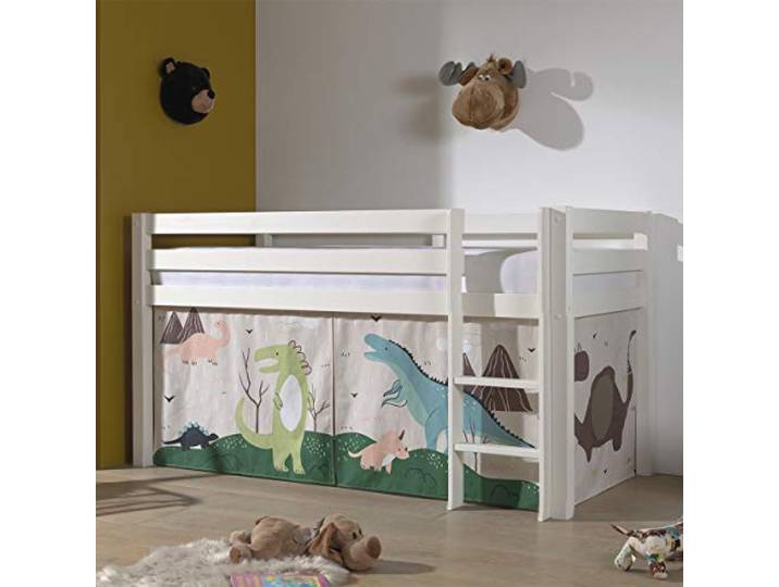 Vipack Bed, Pino Cotton, weiß, 90 x 200 cm