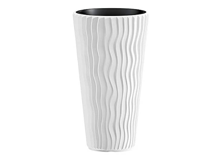 ZANVIC Pot Mod. Sandy Slim 300. Mesure 29\,5 x 51 cm\, Blanc\, 30 cm