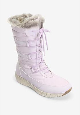 Women's The Izabella Trail Weather Boot by Comfortview in Lilac (Size 10 M)