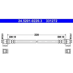 Bremsschlauch ATE 24.5201-0220.3 für Mercedes-Benz Unimog MB-Trac