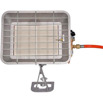 FIREFIX Heizstrahler "EASY 4,4 kW", grau (silber), B:24,4cm H:33,9cm T:11,6cm, Heizstrahler, gasbetrieben, Heizstrahler