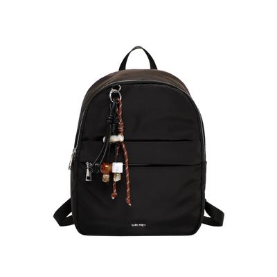 Rucksack SURI FREY "Rucksack SFY Sandey", Damen, Gr. B/H/T: 30cm x 34cm x 29cm, schwarz (schwarz 100), Polyester, Rucksäcke Rucksack