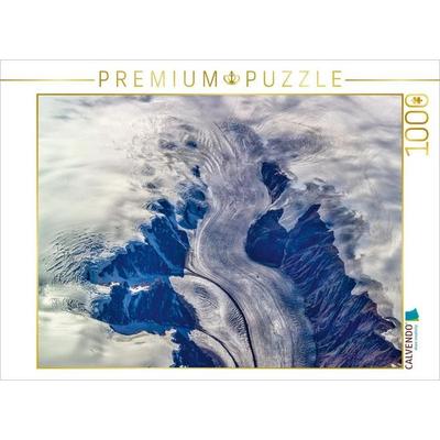 CALVENDO Puzzle Gletscher im Scoresby Sund, Ostgrönland | 1000 Teile Lege-Größe 64 × 48 cm Foto-Puzzle für glückliche Stunden