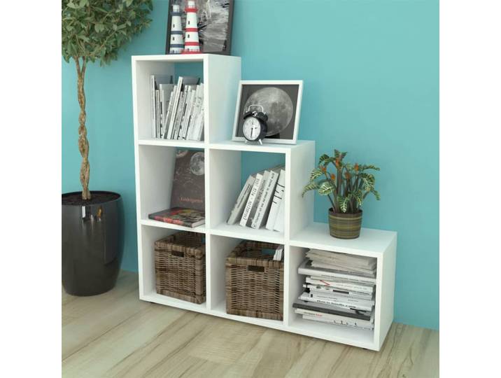 Bibliothèque/étagère 107 cm Blanc