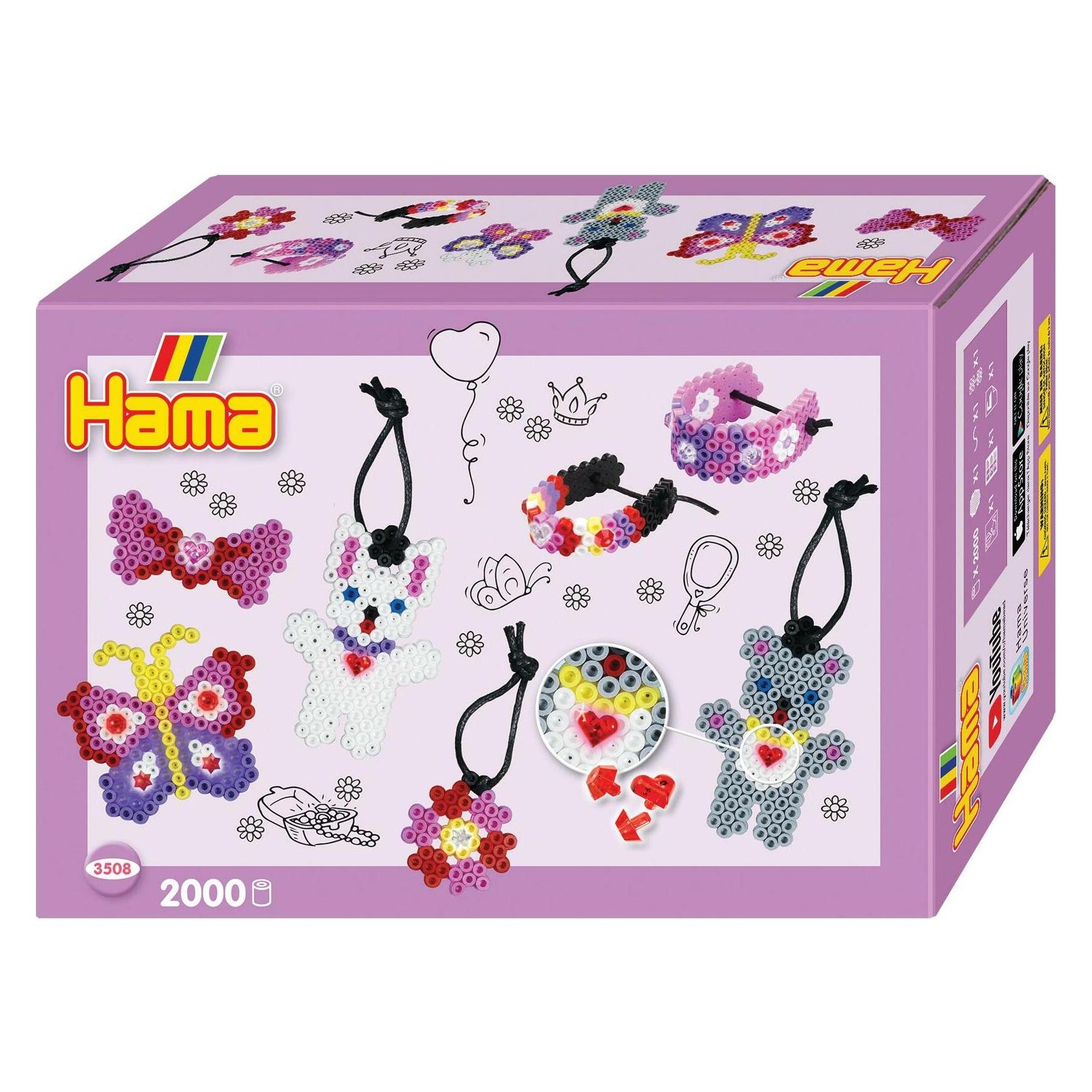 Hama Bügelperlen midi ""Modeschmuck"", Geschenkpackung Durchmesser Bügelperle midi: 5,0 mm (00003508)