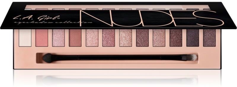L.A. Girl Cosmetics Beauty Brick Collection eyeshadow palette shade Nudes 12 g