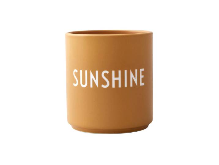 Design Letters - AJ Favourite Porzellan Becher, Sunshine / gelb