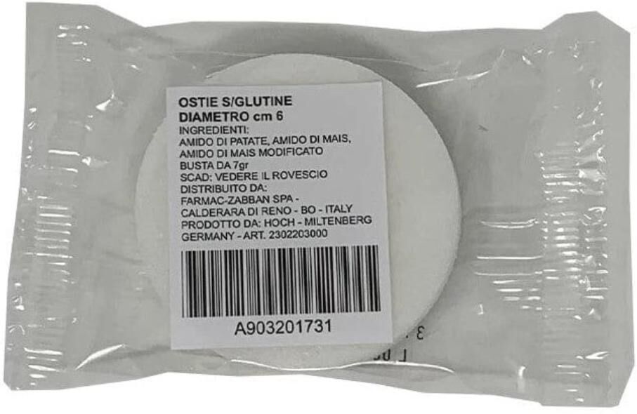 FARMAC-ZABBAN SpA OSTIE Tonde 6cm S/G Buste Farmac-Zabban