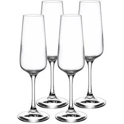 Villeroy & Boch Sektglas Set 4tlg Ovid, Weingläser, Transparent